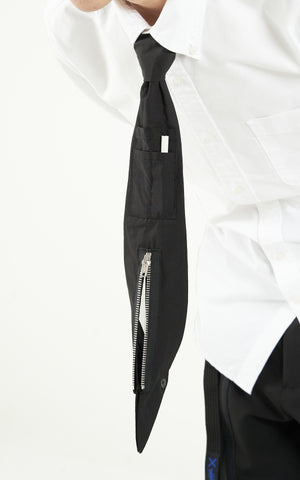 1. "SCOUTING" High Density Cotton Zipper Tie
