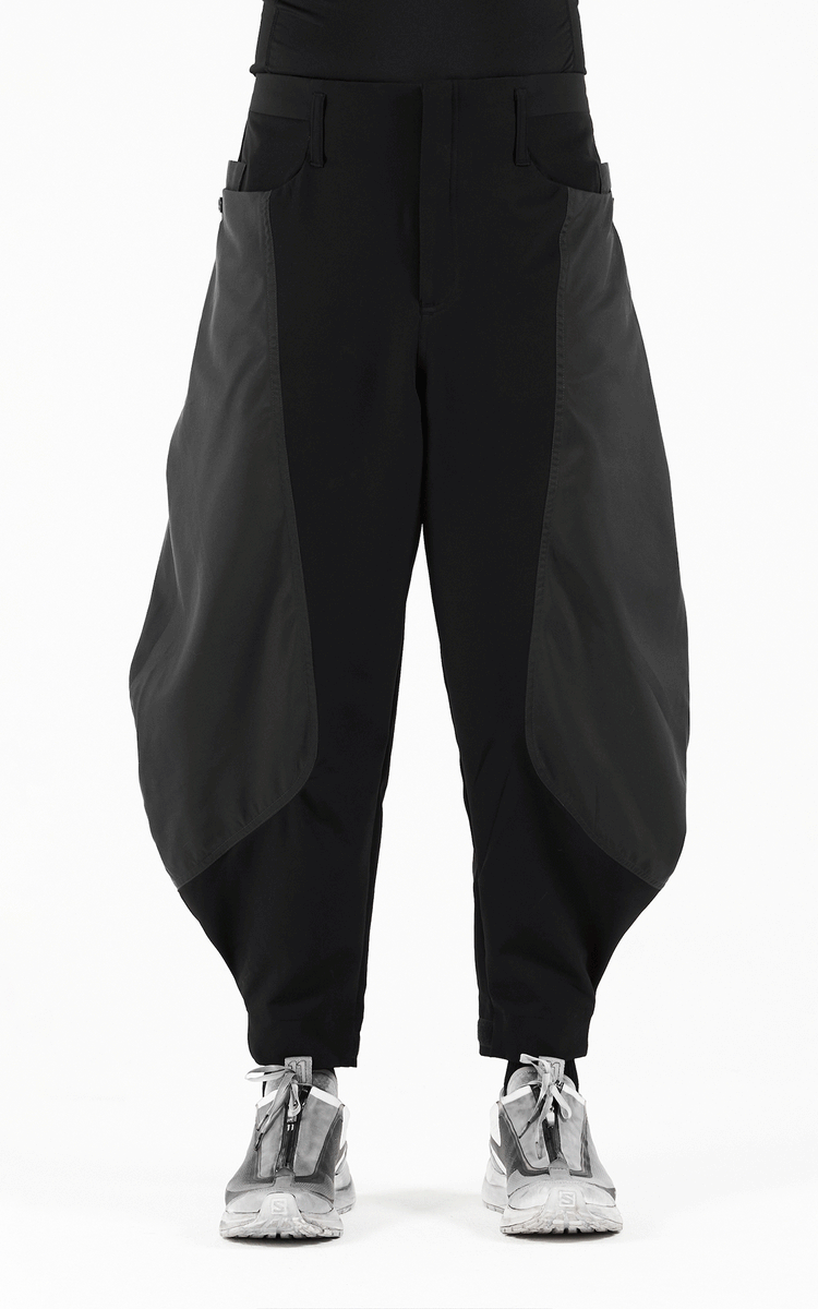 パンツ meer. WRAP BALLOON PANTS/CRM B310 WRAP BALLOON PANTS /CHARCOAL - MEER.