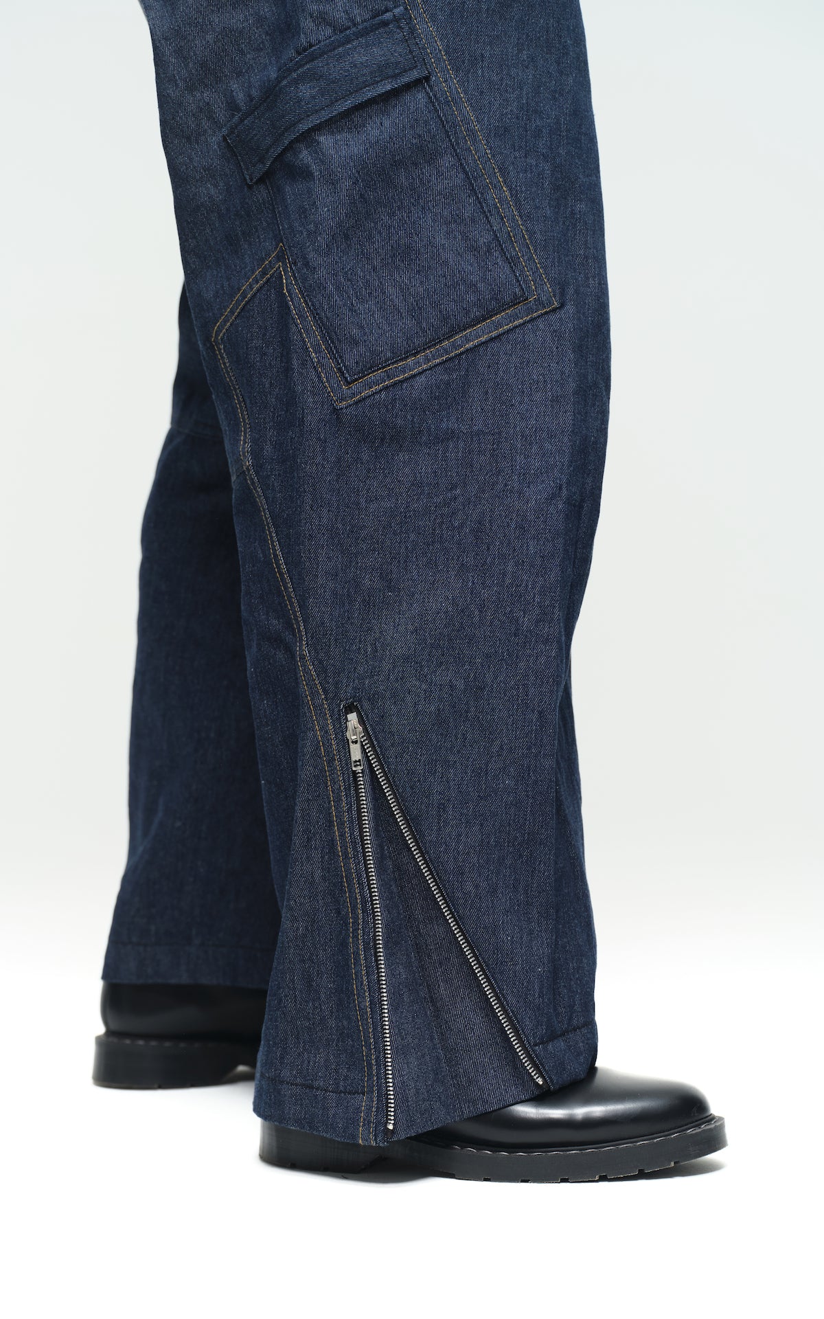 1. "THUNDEROUS" Denim Pants