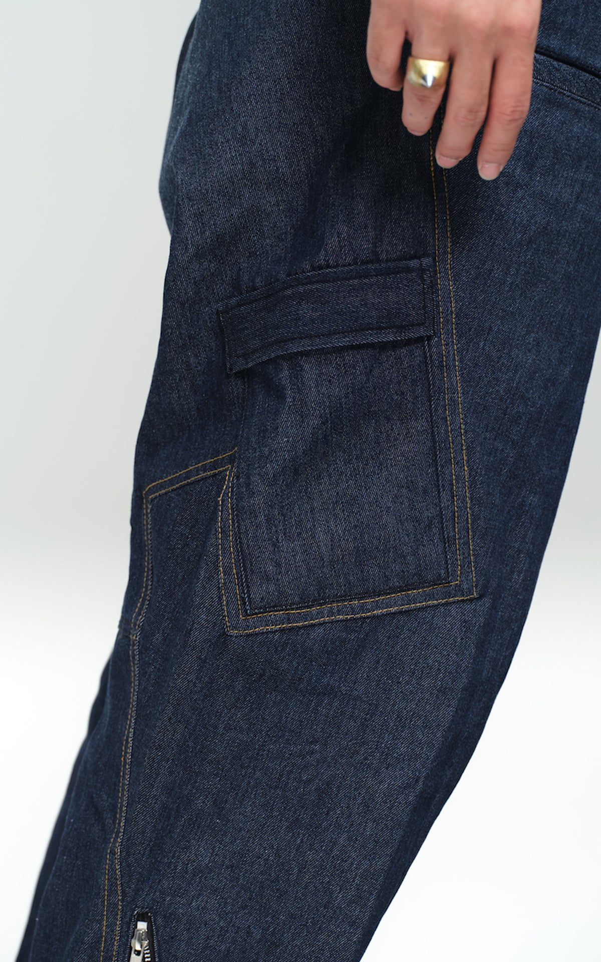 1. "THUNDEROUS" Denim Pants