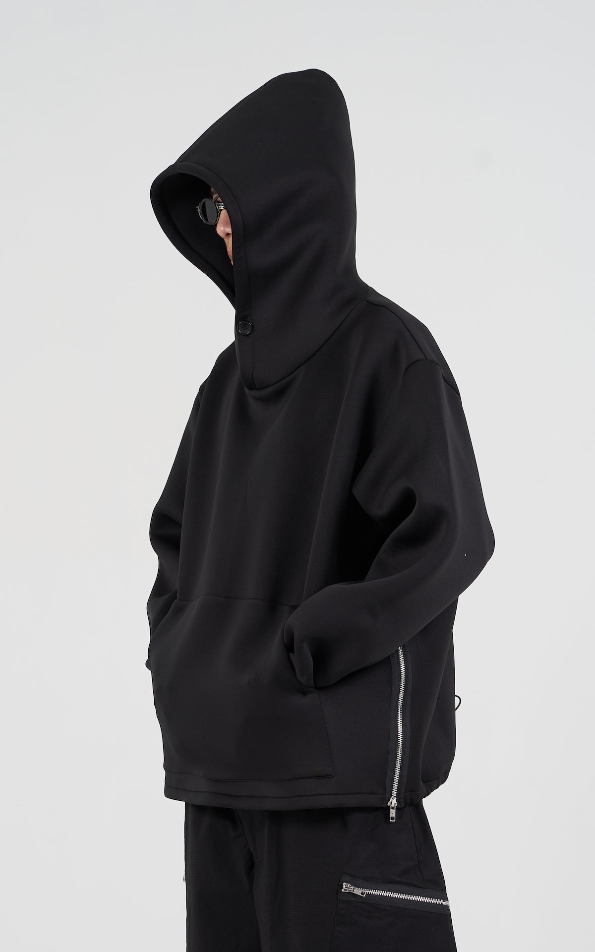 1. "APEX" Double-Hooded Hoodie