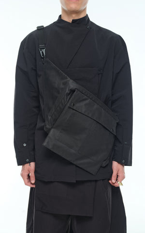 1. "TRAPESEUM" Cordura500D Folder_System 13" Laptop Sling Bag