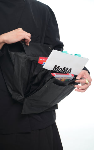 1. "TRAPESEUM" Cordura500D Folder_System 13" Laptop Sling Bag