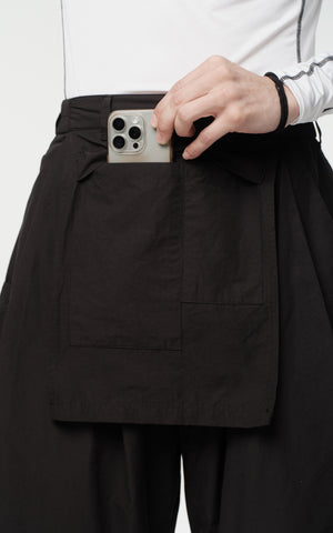 1. "YESCHEF" Cropped Wide Skirt Pants