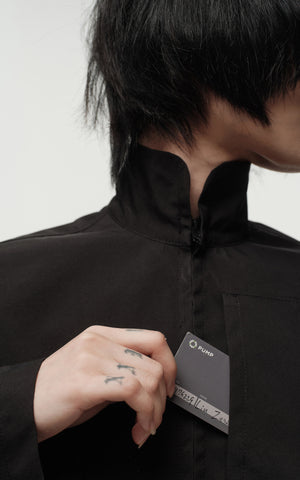 1. "REI" 3L Waterproof Cropped Jacket with Removable Bag