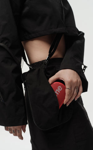 1. "REI" 3L Waterproof Cropped Jacket with Removable Bag