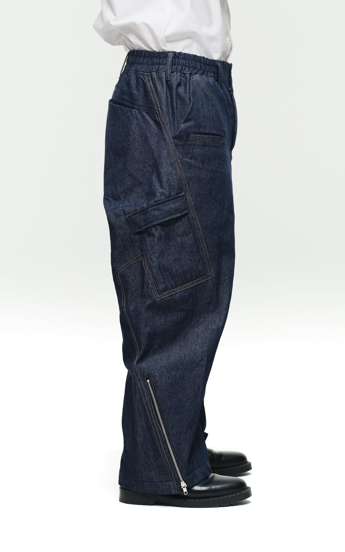 1. "THUNDEROUS" Denim Pants