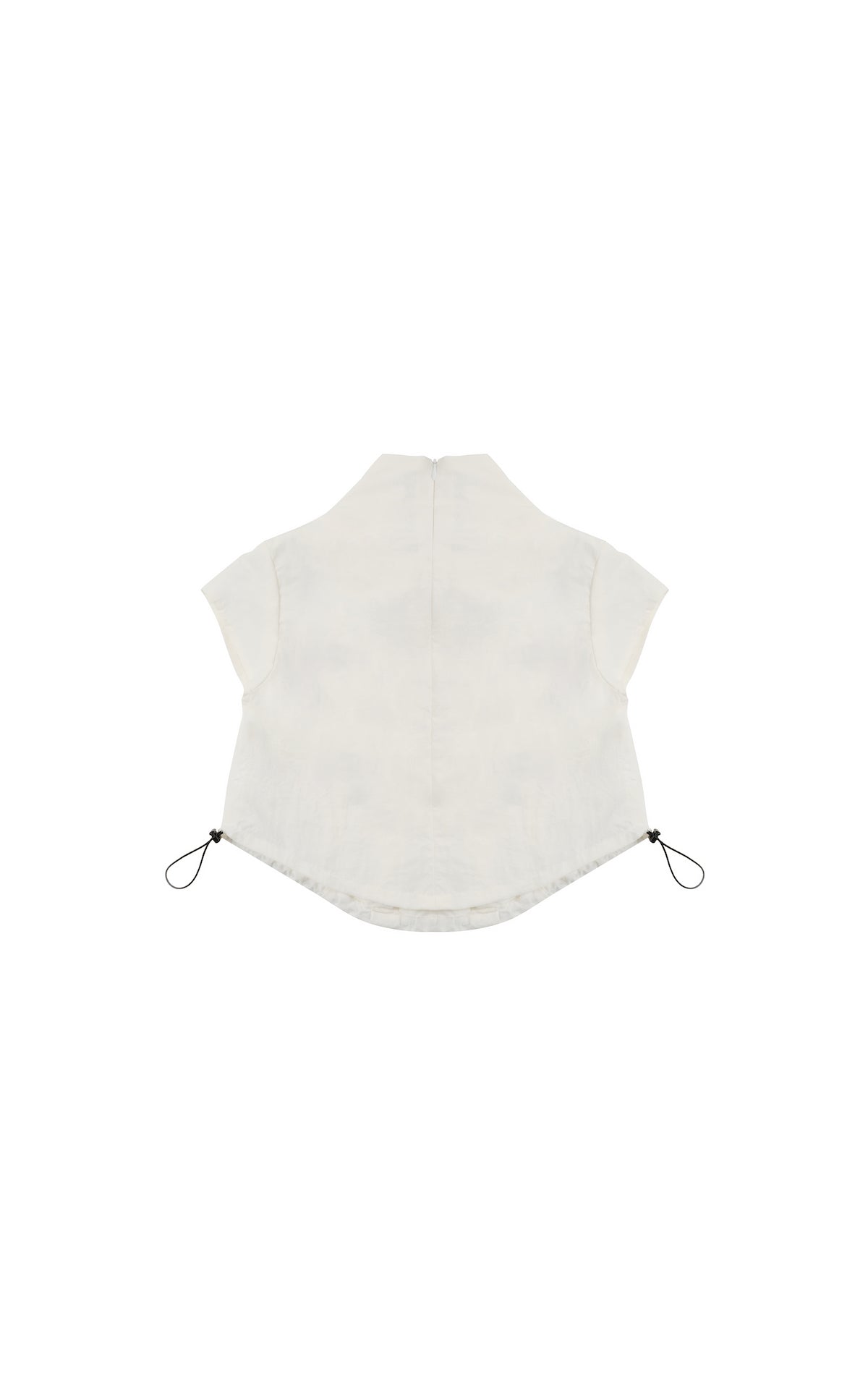 1. "PETALS" Wind/Oil/Water Proof Crop Top - Cream White