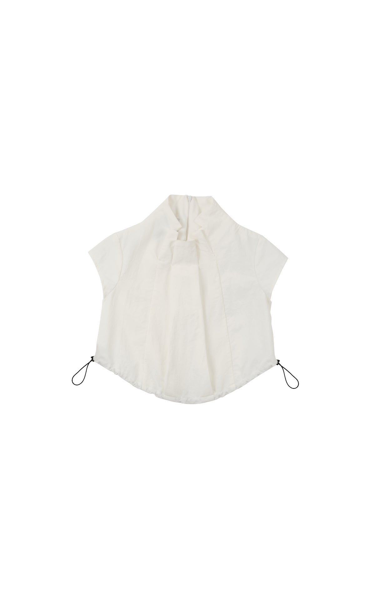 1. "PETALS" Wind/Oil/Water Proof Crop Top - Cream White