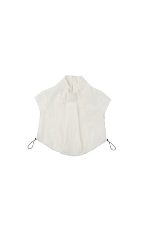 1. "PETALS" Wind/Oil/Water Proof Crop Top - Cream White