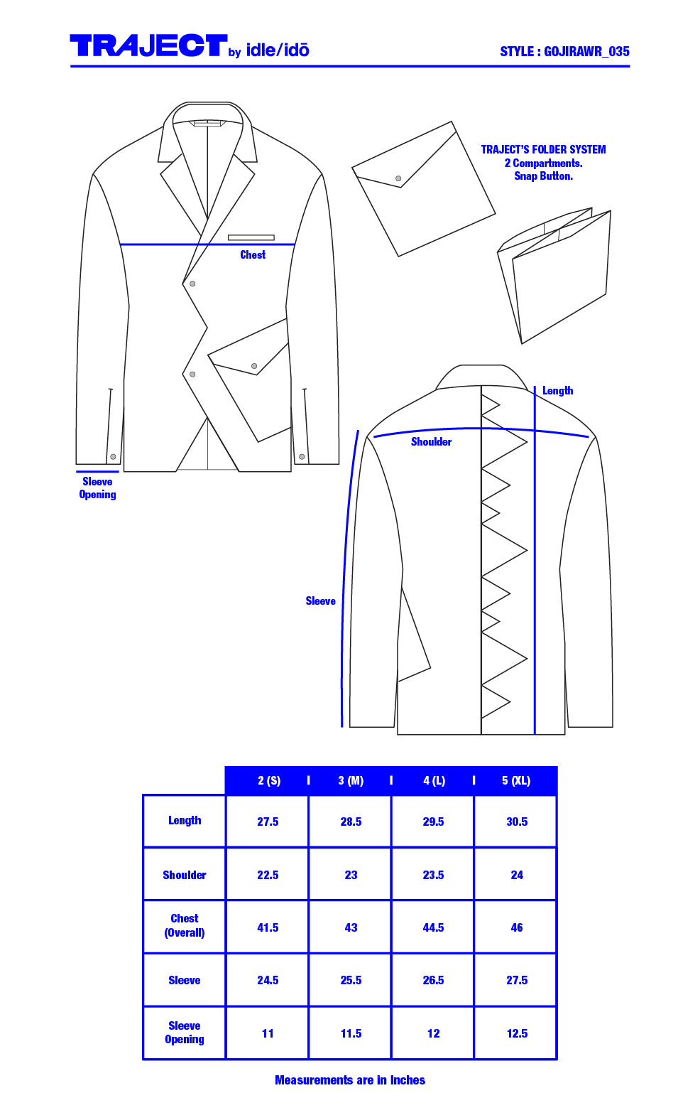 1. "GOJIRAWR" 3L Waterproof Blazer Jacket