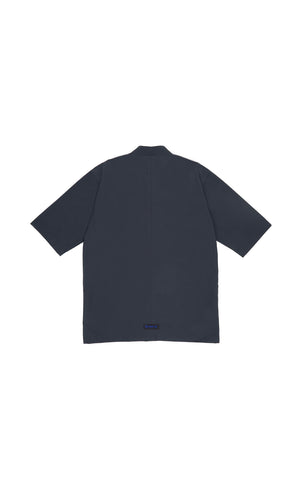 1. "ATREIDES" Grey Japanese Cotton Overshirt