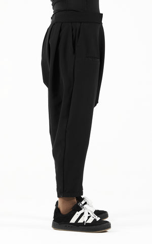 1. "CAPACIOUS" 4 Way Stretch Drop Crotch Crop Pants