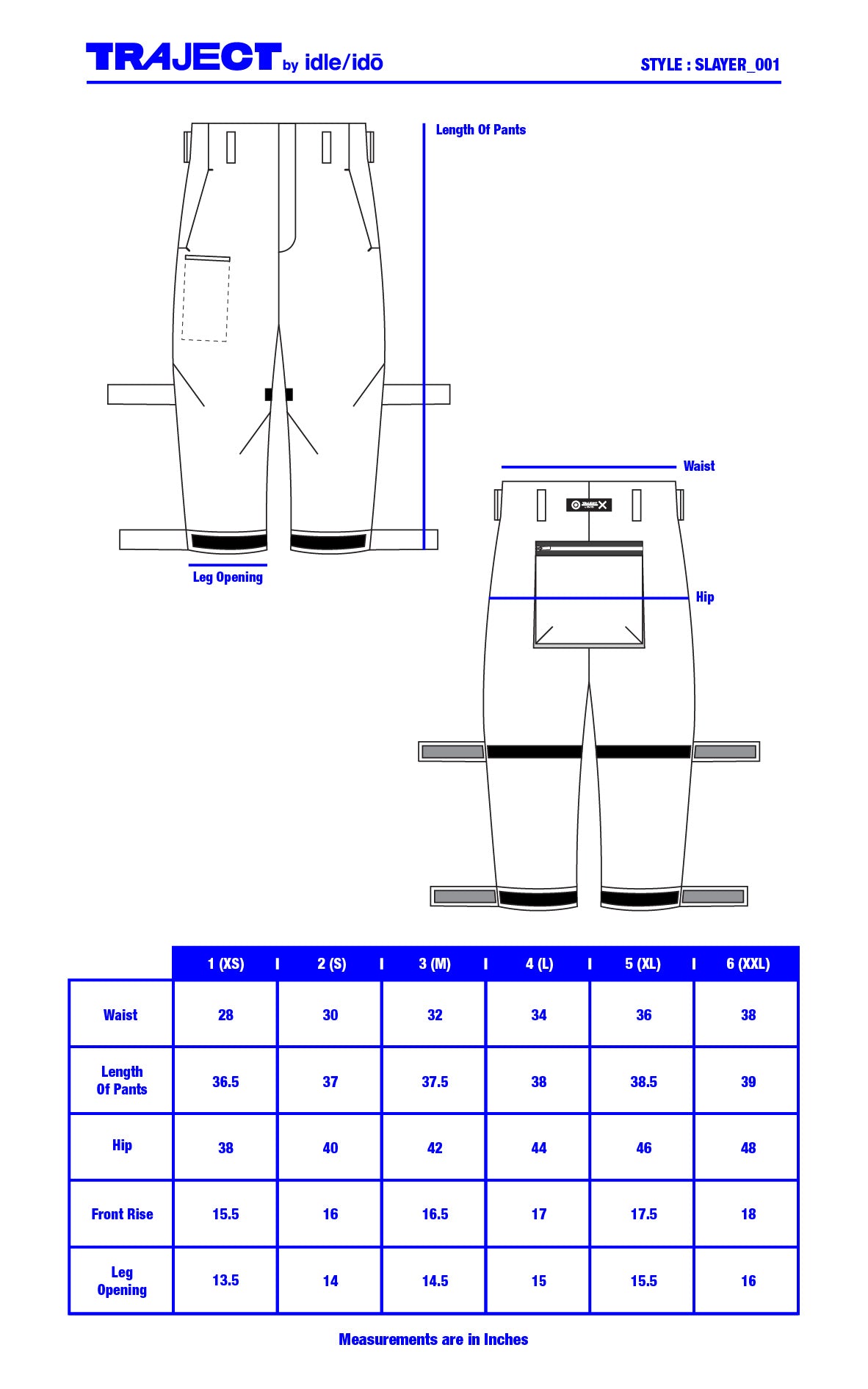 1. SLAYER 4 Way-Stretch Pants – idle/idō