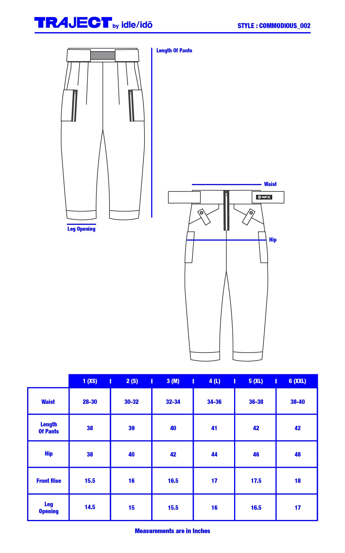 1. "COMMODIOUS" 4-Way Stretch Pants