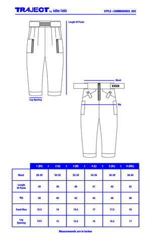 1. "COMMODIOUS" 4-Way Stretch Pants