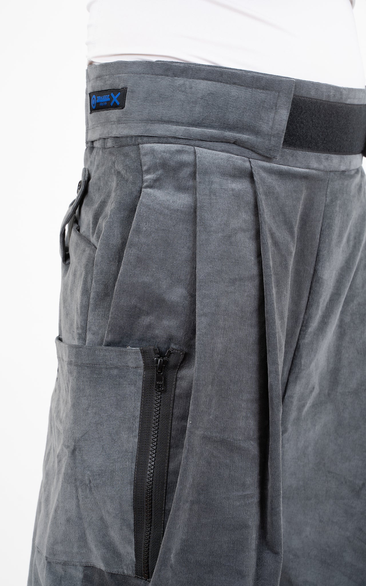 1. "COMMODIOUS" Corduroy Grey Pants