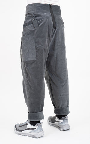 1. "COMMODIOUS" Corduroy Grey Pants