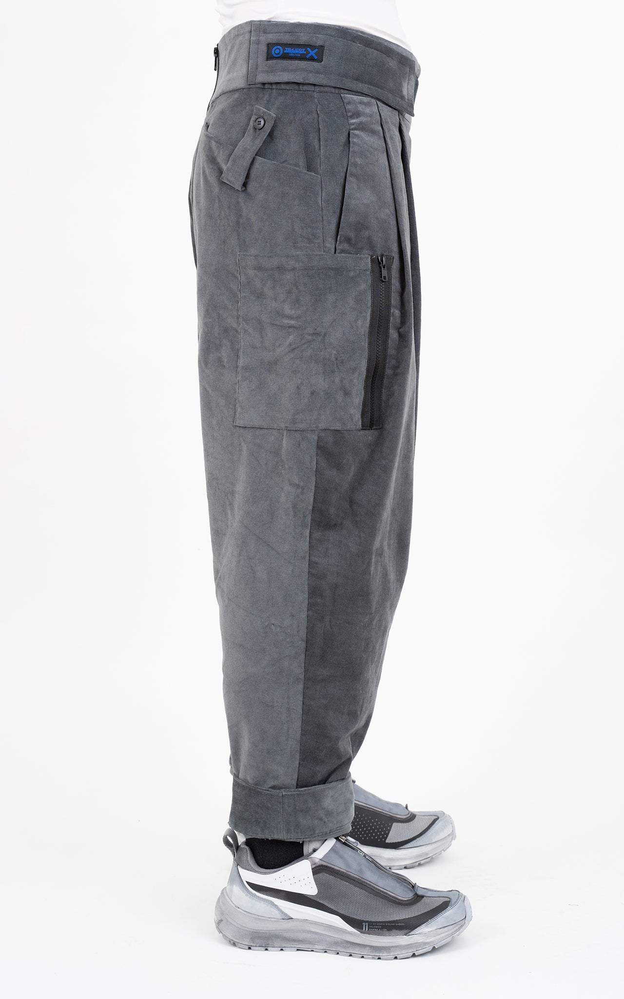 1. "COMMODIOUS" Corduroy Grey Pants