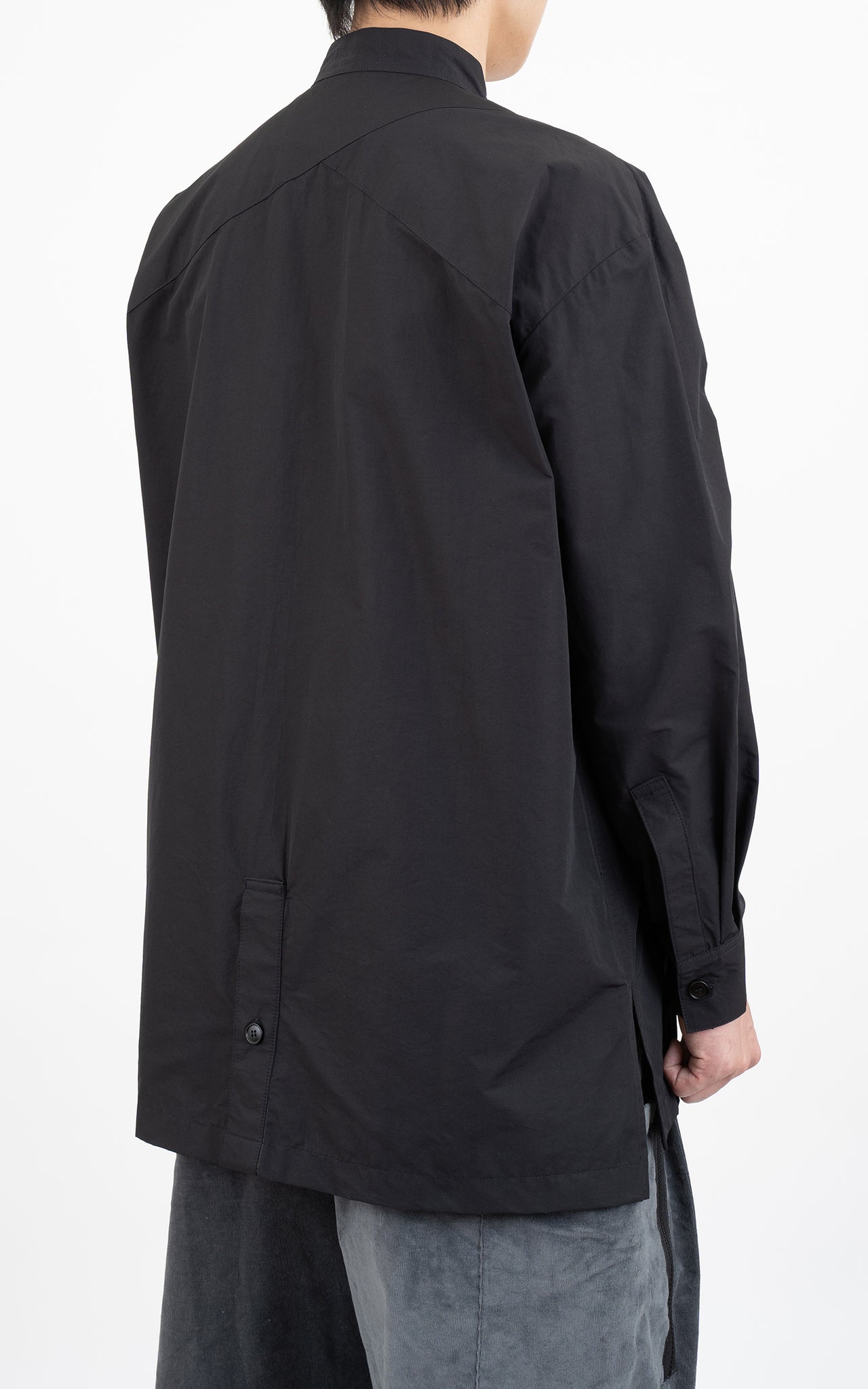 1. "DUAL" Black HD-Cotton Mix Shirt