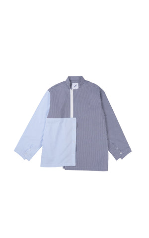 1. "IPMAN" Seersucker Cotton Shirt