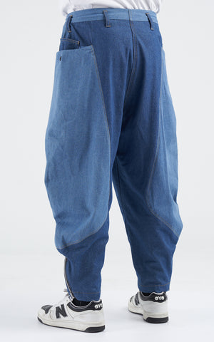 1. "BOBGRAY" Balloon Denim Pants