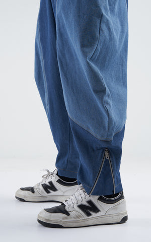 1. "BOBGRAY" Balloon Denim Pants