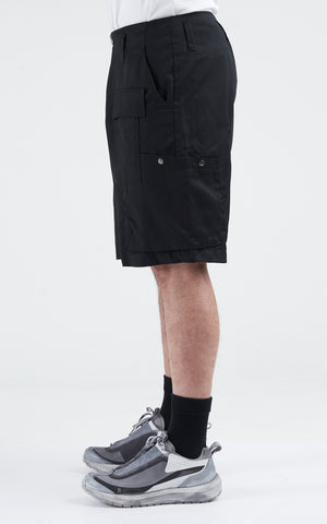 1. "PARELLEL" Cargo Shorts - BLACK