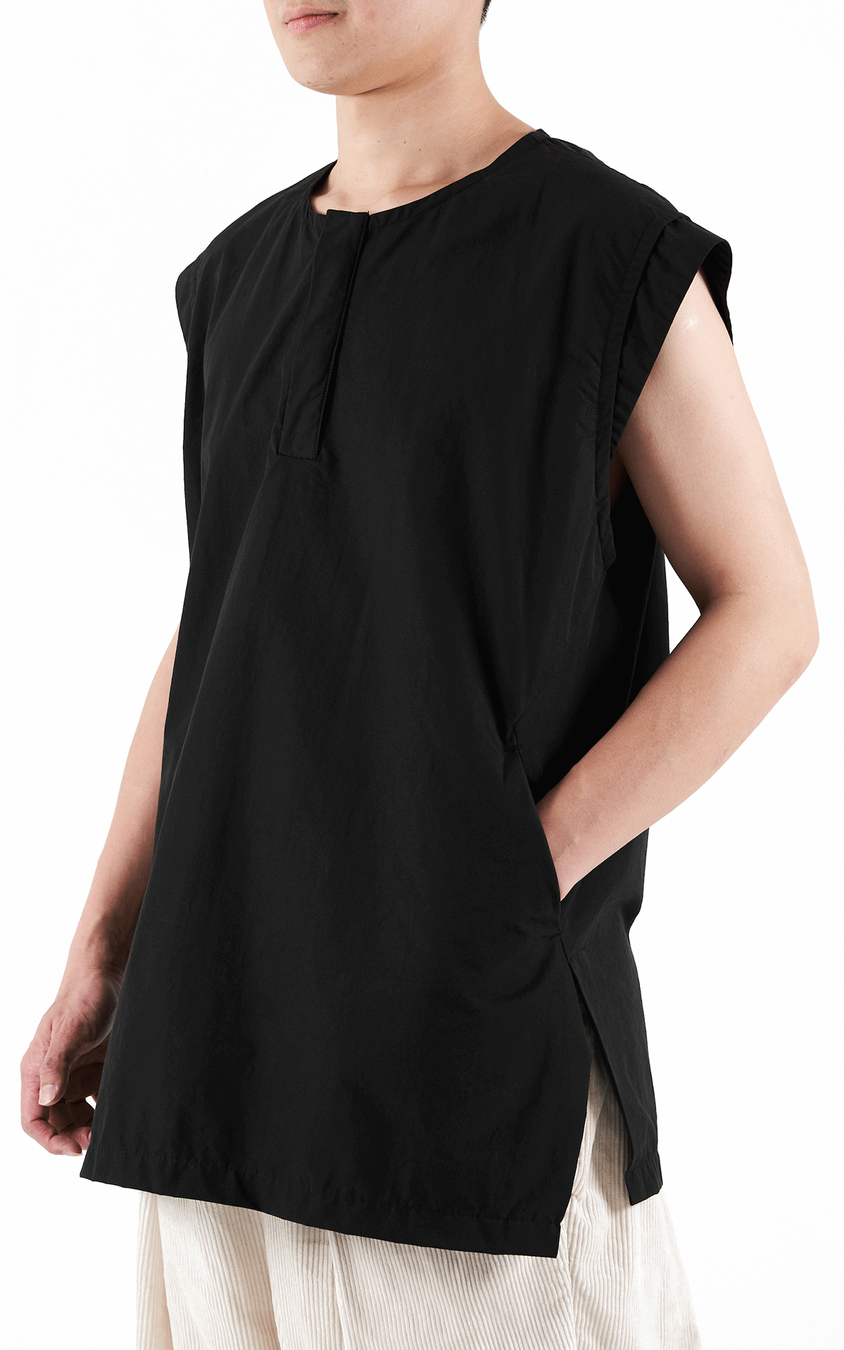 Olde steader SLEEVELESS SHIRT サイズ44 OLDE HOMESTEADER SLEEVELESS SHIRT OFF WHITE | CASANOVA&CO