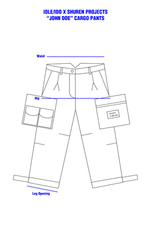 1. idle/idō x Shurén Projects "John Doe" Cargo Pants
