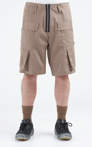 1. "PARELLEL" Cargo Shorts - KHAKI