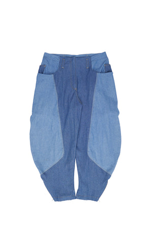 1. "BOBGRAY" Balloon Denim Pants