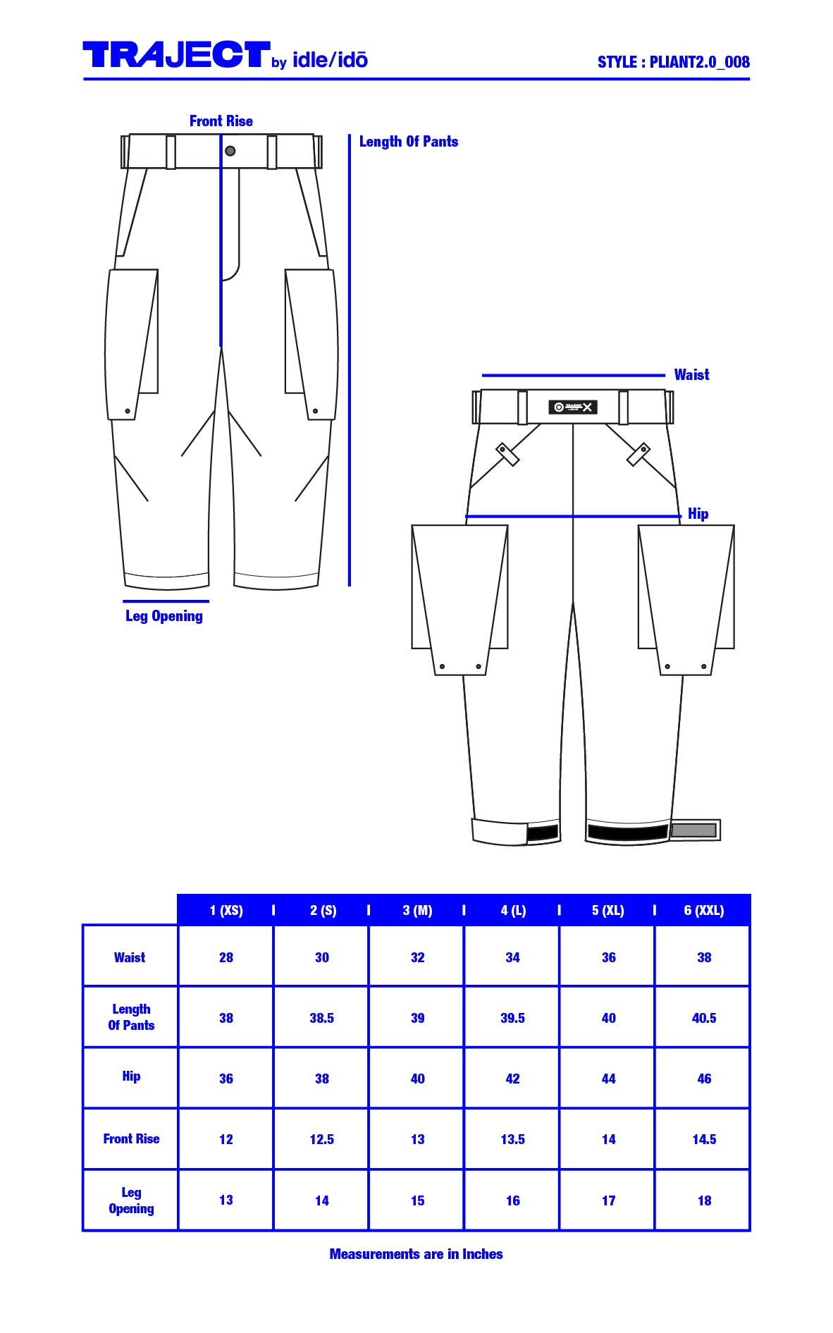 1. PLIANT2.0 4 Way-Stretch Cargo Pants – idle/idō
