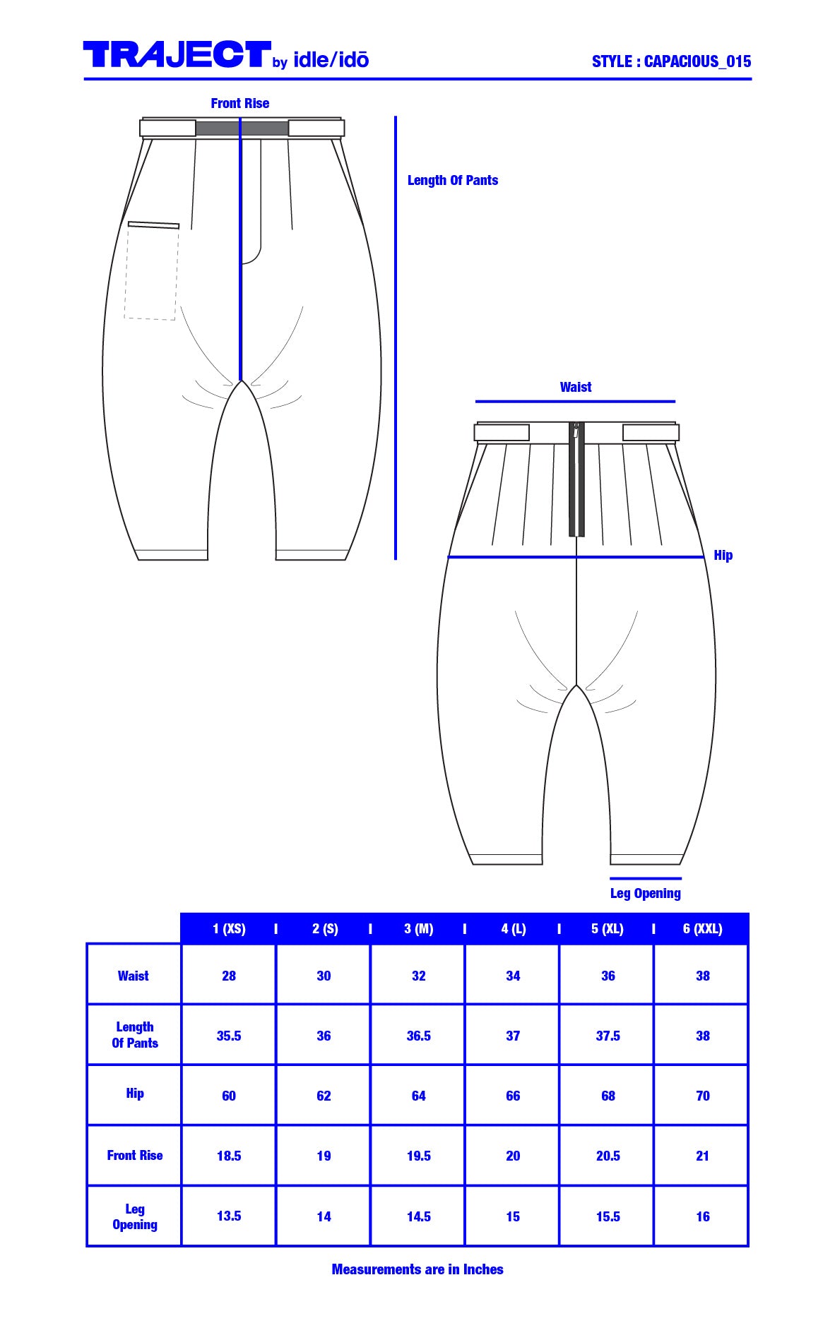 1. "CAPACIOUS" 4 Way Stretch Drop Crotch Crop Pants