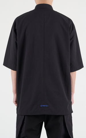 1. "ATREIDES" Black HD-Cotton Overshirt